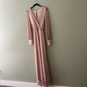 Baltic Born Abigail Sparkle Gown-Champagne